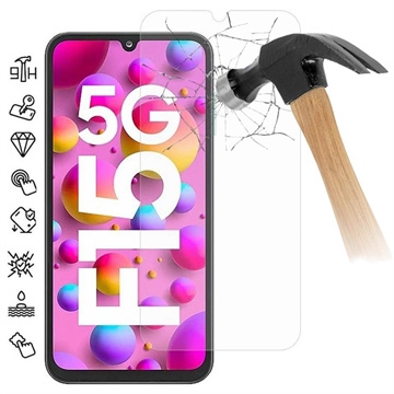 Samsung Galaxy F15 Beskyttelsesglass - Case Friendly - Klar
