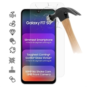 Samsung Galaxy F17 Beskyttelsesglass - 9H - Case Friendly - Gjennomsiktig