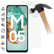 Samsung Galaxy M05 Beskyttelsesglass - Case Friendly - Gjennomsiktig