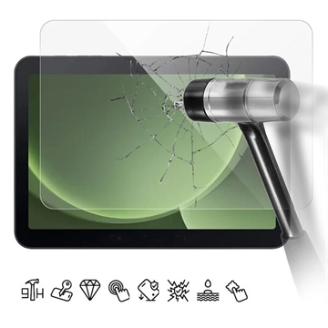 Samsung Galaxy Tab Active5 Pro Beskyttelsesglass - Case Friendly - Klar