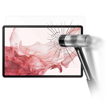 Samsung Galaxy Tab S9 Beskyttelsesglass - Case Friendly - Klar