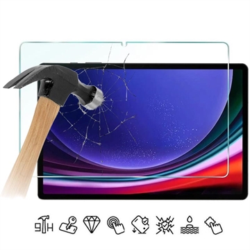 Samsung Galaxy Tab S9 FE+ Beskyttelsesglass - Case Friendly - Klar