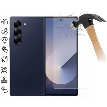 Samsung Galaxy Z Fold7 Beskyttelsesglass - 9H - Case Friendly - Gjennomsiktig