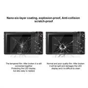 Beskyttelsesglass - Sony Alpha 7 II, 7R, 7R II, DSC-RX100