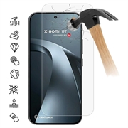 Xiaomi 17T Pro Beskyttelsesglass - 9H - Case Friendly - Gjennomsiktig