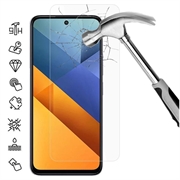 Xiaomi Poco M6 4G Beskyttelsesglass - Case Friendly - Gjennomsiktig