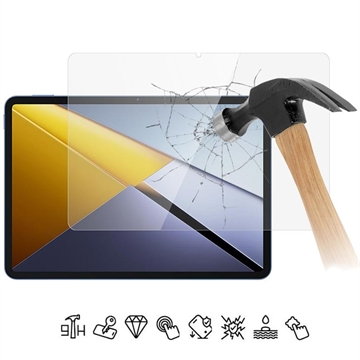 Xiaomi Poco Pad X1 Beskyttelsesglass - 9H - Case Friendly - Gjennomsiktig