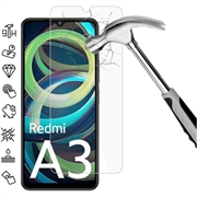 Xiaomi Redmi A3 Beskyttelsesglass - Case Friendly - Klar
