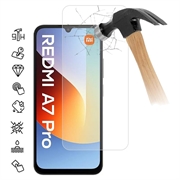 Xiaomi Redmi A7 Pro Beskyttelsesglass - 9H - Case Friendly - Gjennomsiktig
