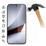 Xiaomi Redmi K100 Pro Max/Poco F9 Ultra Beskyttelsesglass - 9H - Case Friendly - Gjennomsiktig