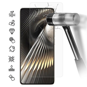 Xiaomi Redmi Turbo 3/Poco F6 Beskyttelsesglass - 9H, 0.3mm - Case Friendly  - Klar