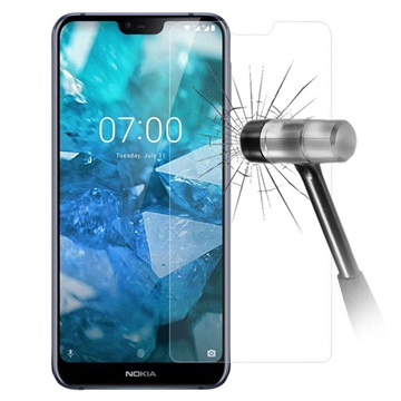 Nokia 7.1 Beskyttelsesglass - 9H - Klar