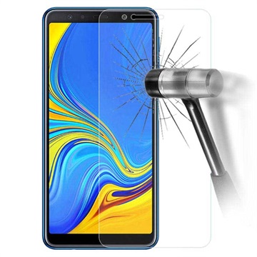 Samsung Galaxy A7 (2018) Skjermbeskytter i Herdet Glass - 9H - Klar
