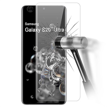 Samsung Galaxy S20 Ultra Beskyttelsesglass - 9H, 0.3mm - Klar
