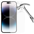iPhone 14 Pro Skjermbeskytter i Herdet Glass - Klar