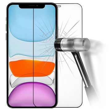 iPhone 12/12 Pro Beskyttelsesglass - 9H, 0.2mm - Svart Kant