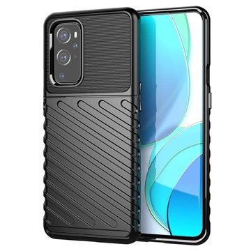 Thunder Series OnePlus 9 Pro TPU-deksel - Svart