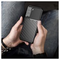 Thunder Series Samsung Galaxy S21 5G TPU-deksel - Svart