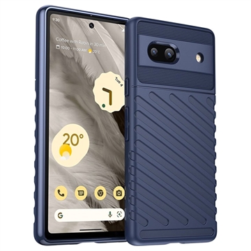 Thunder Series Google Pixel 7a TPU-deksel - Blå