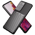 Thunder Series Samsung Galaxy S21 Ultra 5G TPU-deksel - Svart