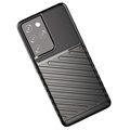 Thunder Series Samsung Galaxy S21 Ultra 5G TPU-deksel - Svart