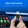 Liten trådløs USB CarPlay- og Android Auto-adapter (Åpen Emballasje - Bulk Tilfredsstillende)
