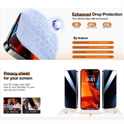 iPhone 16 Pro Max Torras GlassGo Beskyttelsesglass med Automatisk Justeringsramme