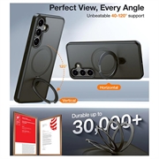 Samsung Galaxy S25 Torras Guardian Ostand MagSafe-deksel - Svart