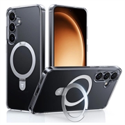 Samsung Galaxy S25 Torras Guardian Ostand MagSafe-deksel - Gjennomsiktig