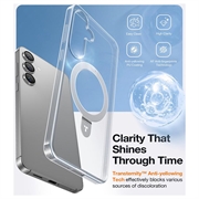 Samsung Galaxy S25 Torras Guardian Ostand MagSafe-deksel - Gjennomsiktig