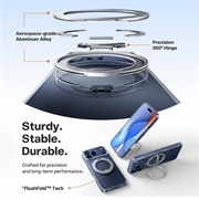 iPhone 17 Pro Max Torras O Fitness-deksel med 360 kickstand - MagSafe-kompatibel - Gjennomsiktig