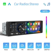 Bluetooth-bilstereo med berøringsskjerm og CarPlay/Android Auto - SD, AUX, USB