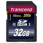 Transcend SDHC 32GB Klasse 10 Minnekort TS32GSDHC10