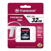 Transcend SDHC 32GB Klasse 10 Minnekort TS32GSDHC10