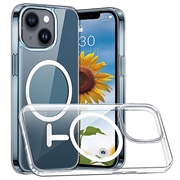 iPhone 15 Plus Hybrid-deksel - MagSafe-kompatibel - Gjennomsiktig