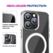 iPhone 15 Pro Hybrid-deksel - MagSafe-kompatibel - Gjennomsiktig