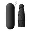 5-foldig mini-paraply med UV-beskyttelse - svart