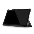 Huawei Mediapad M5 lite Smart Tri-Fold Folio-etui - Svart