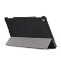 Huawei Mediapad M5 lite Smart Tri-Fold Folio-etui - Svart