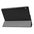 Huawei MediaPad T3 10 Tri-Fold Folio-etui - Svart