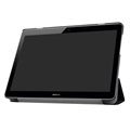 Huawei MediaPad T3 10 Tri-Fold Folio-etui - Svart