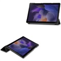 Tri-Fold Series Samsung Galaxy Tab A8 10.5 (2021) Folio-etui - Svart