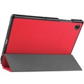 Tri-Fold Series Samsung Galaxy Tab A8 10.5 (2021) Folio-etui - Rød