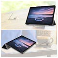 Tri-Fold Series Samsung Galaxy Tab S4 Smart Folio-etui - Svart