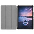 Tri-Fold Series Samsung Galaxy Tab S4 Smart Folio-etui - Svart