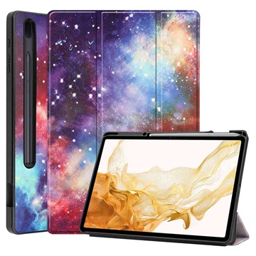 Tri-Fold Series Samsung Galaxy Tab S7+/S8+ Folio-etui