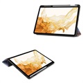 Tri-Fold Series Samsung Galaxy Tab S7+/S8+ Folio-etui - Galakse