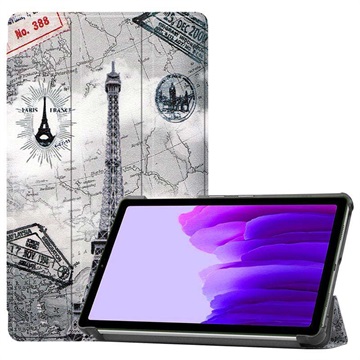 Tri-Fold Series Samsung Galaxy Tab A7 Lite Folio-etui - Eiffeltårnet