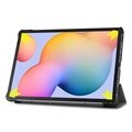 Tri-Fold Series Samsung Galaxy Tab S6 Lite 2020/2022 Folio-etui - Grå