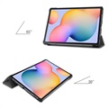 Tri-Fold Series Samsung Galaxy Tab S6 Lite 2020/2022/2024 Folio-etui - Grå